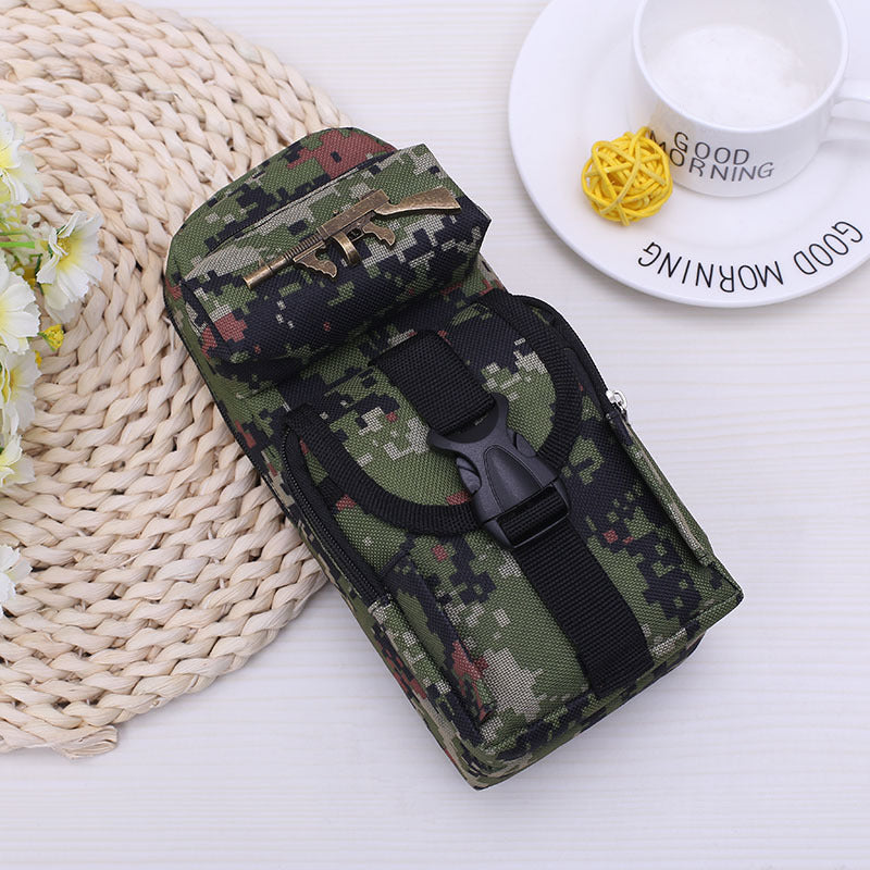 Wholesale Oxford Cloth Camouflage Zipper Pen Bags